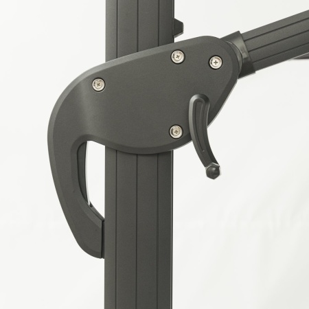 Varallo, зонт, антрацит (комплект с утяжелителями и чехлом)