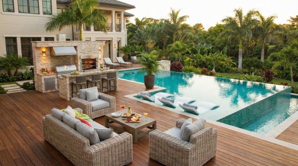 Цюрих, комплект мебели для отдыха, серо-коричневый, искусственный ротанг