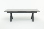Carson, стол обеденный 240/300*100 см, антрацит/серый