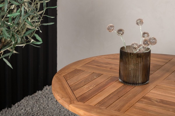 Turin, стол круглый d100, тик