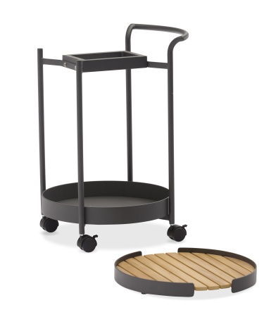 Тележка сервировочная Trelleborg 0186-72 Тик Алюминий BRAFRITID (Brafab) Тележка сервировочная Trelleborg